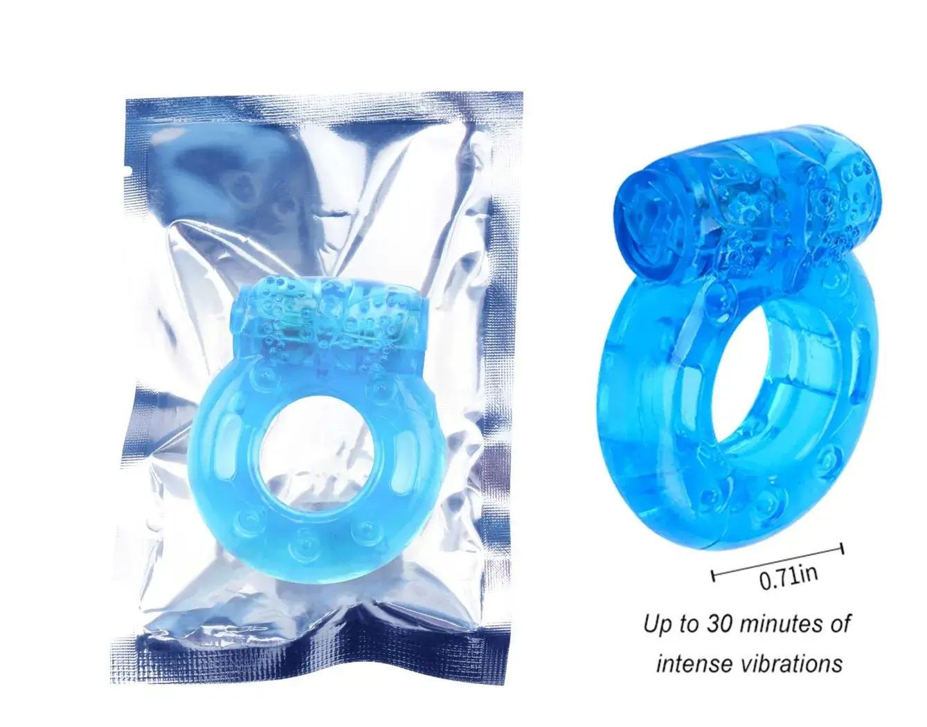 Chisa DC60 Blue Rabbit Ring Clitoral Stimulation