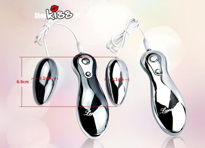 Trứng rung LoveAider mạ crom sang trọng 12 chế độ rung đa dạng