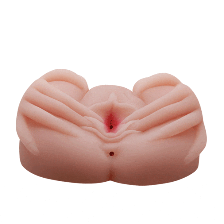 DC46 Đồ chơi tình dục nam âm đạo giả như thật có tay đang mở mép