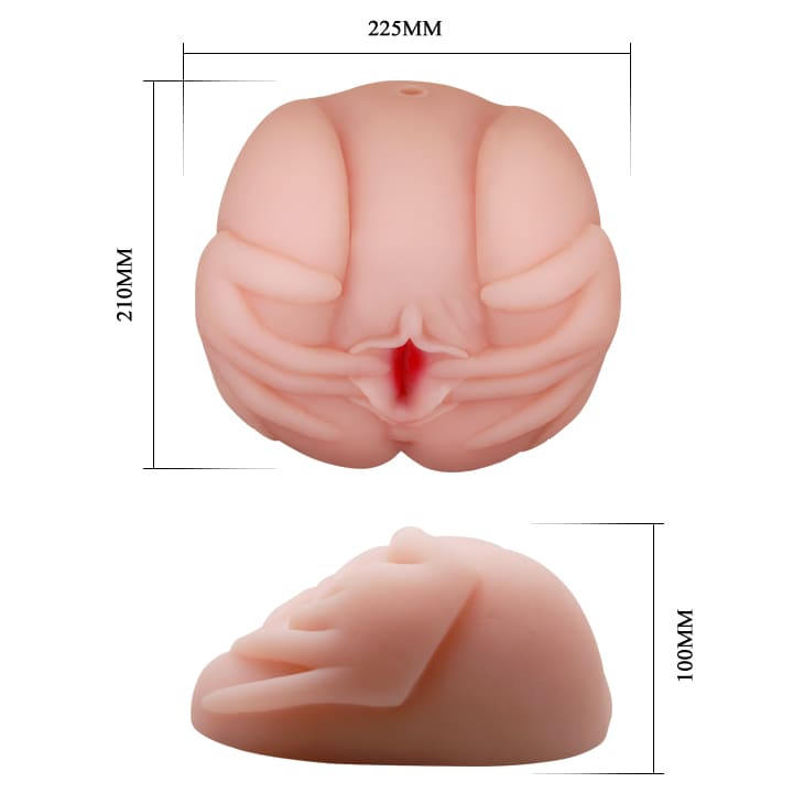 DC46 Đồ chơi tình dục nam âm đạo giả như thật có tay đang mở mép