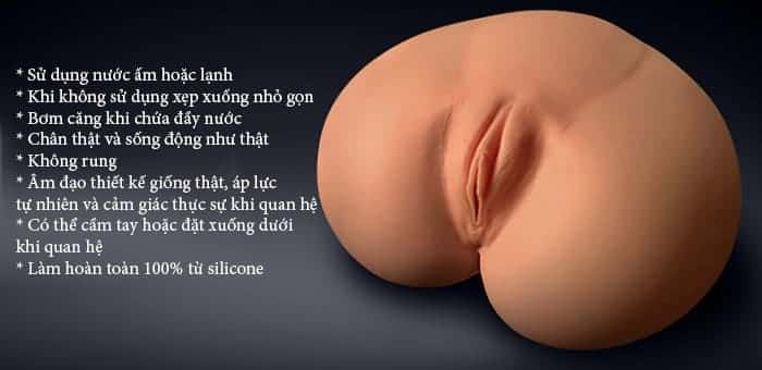 Âm Đạo Giả Cao Cấp Bơm Nước Silicone Mềm Mại Chân Thật