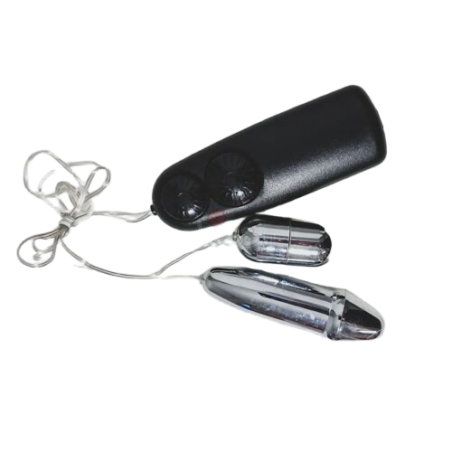 Trứng rung inox hai đầu dùng pin AA bộ đôi rung mạnh mẽ 