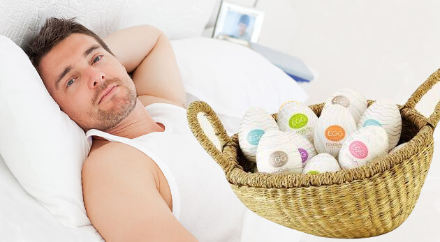 DC18 Trứng massage dương vật nam kích thích tăng khoái cảm