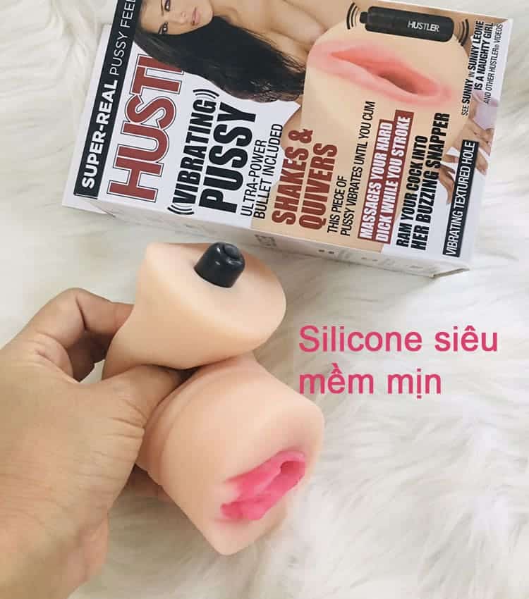 Âm đạo giả silicon rung mạnh đồ chơi kích thích nam thủ dâm