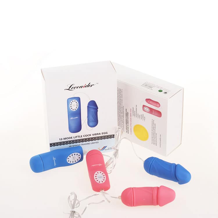 Trứng rung Loveaider 12 chế độ hình dương vật giải tỏa sinh lý