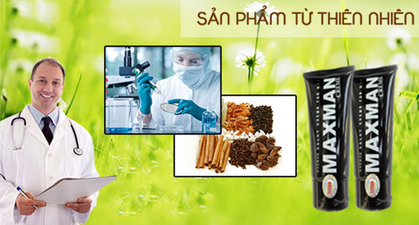 Gel bôi Maxman USA kéo dài thời gian tăng kích thước dương vật
