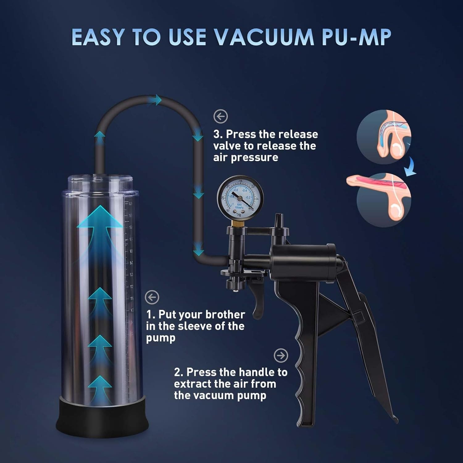 Máy bơm dương vật Semo DC68G chính hãng đồng hồ bền đẹp