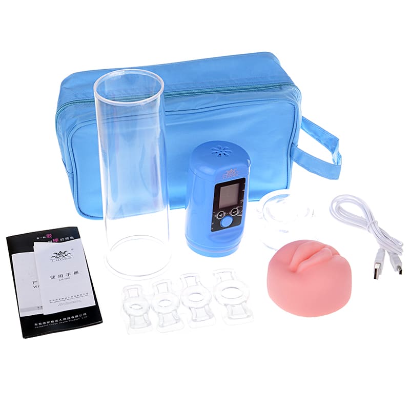 Máy tập dương vật tự động cao cấp sạc pin màn hình LED tiện lợi