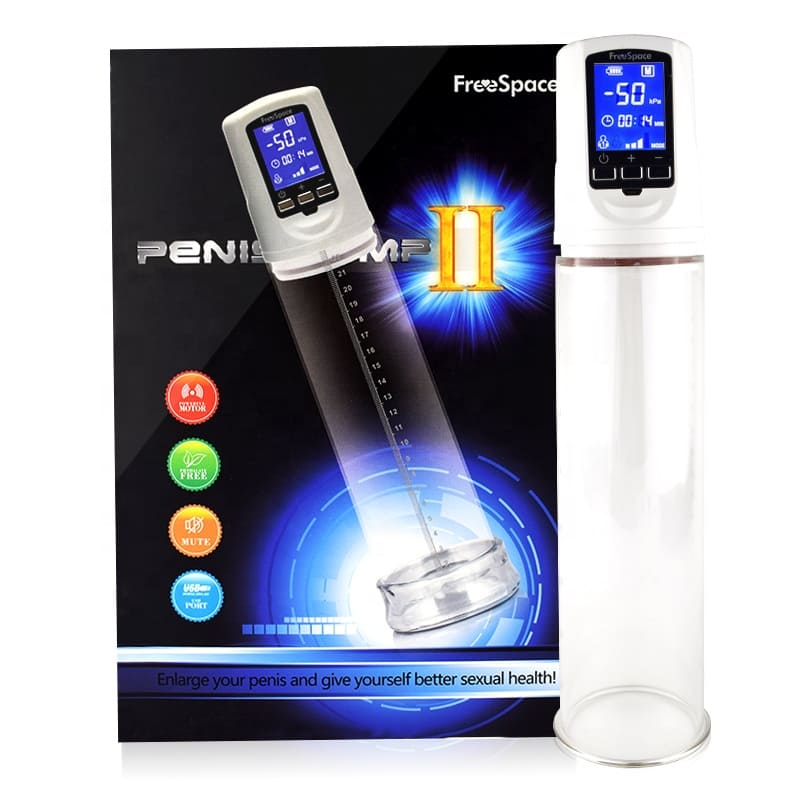 Smart LCD Display Penis Enlargement Pump Auto Sucking Device