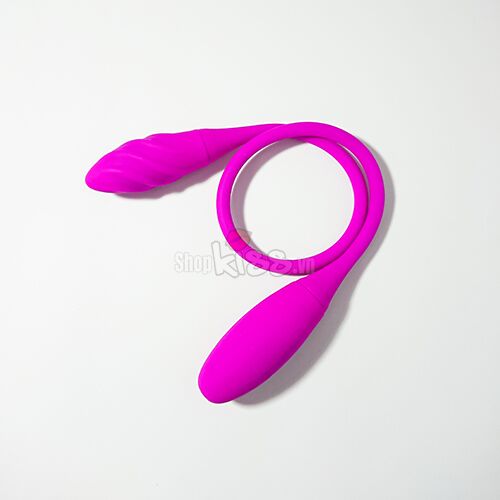 Trứng rung 2 đầu Snaky Vibe silicon cao cấp chống thấm pin sạc tiện lợi