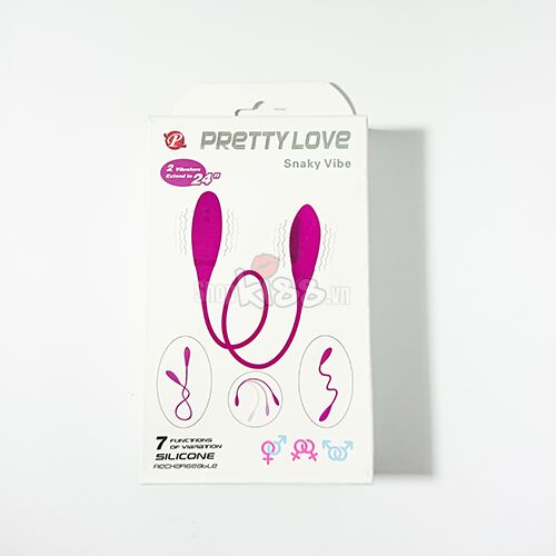 Trứng rung 2 đầu Snaky Vibe silicon cao cấp chống thấm pin sạc tiện lợi