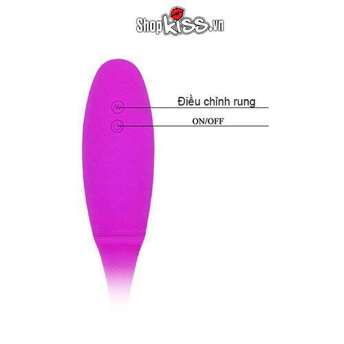 Trứng rung 2 đầu Snaky Vibe silicon cao cấp chống thấm pin sạc tiện lợi