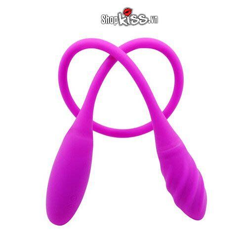 Trứng rung 2 đầu Snaky Vibe silicon cao cấp chống thấm pin sạc tiện lợi