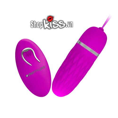 Trứng rung 12 chế độ điều khiển từ xa Prettylove Dawn sướng cực