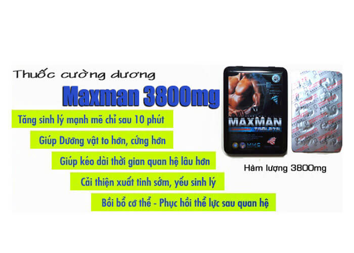 Max 3800mg SL05 thuốc cường dương mạnh mẽ, tăng cường sinh lý