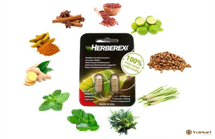 Herber SL12 Mỹ Thuốc Cường Dương Thảo Dược Tăng Sinh Lực