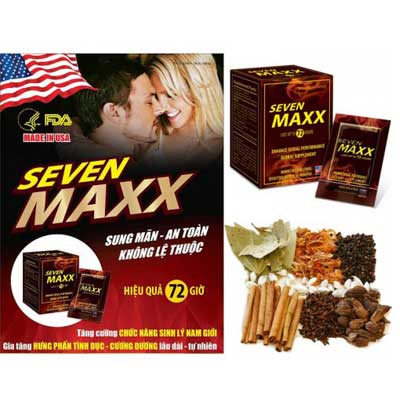 Sevenmax SL13 thảo dược tăng cường sinh lý nam mạnh mẽ an toàn