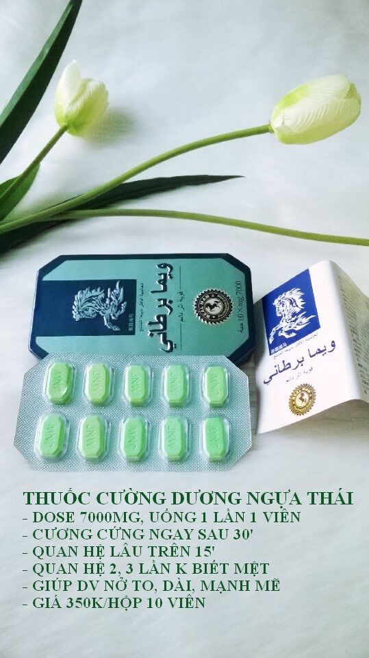 SL14 Ngựa Thái 7000 thuốc cường dương tăng sinh lực hiệu quả