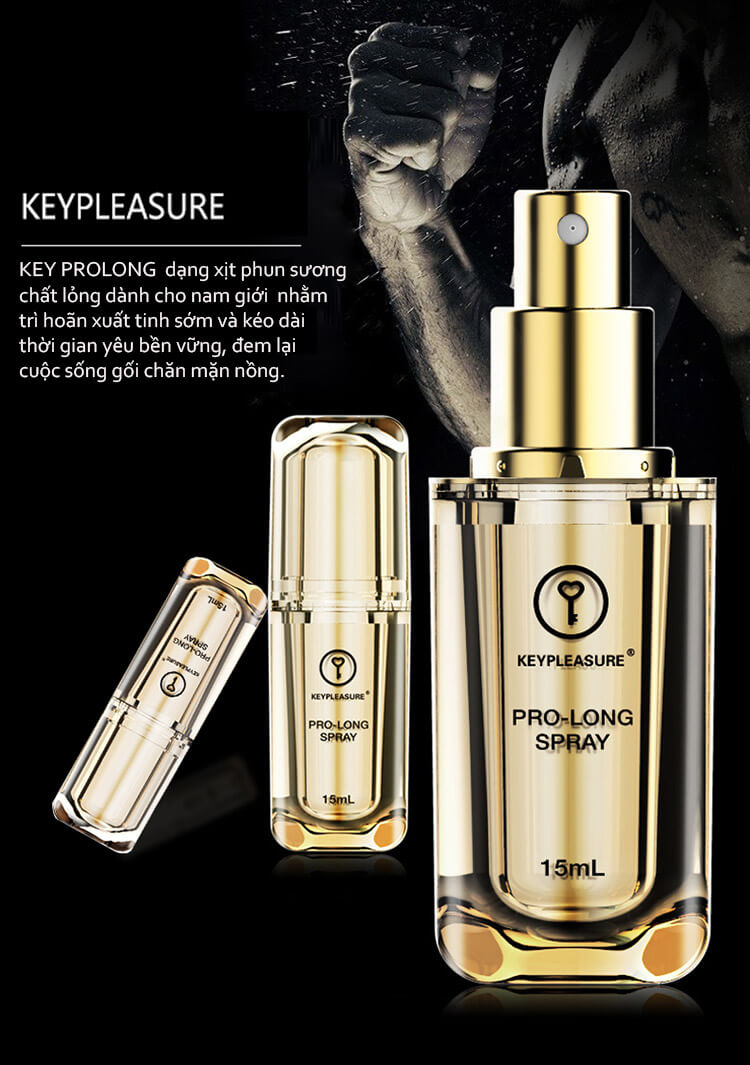 Thuốc xịt Key Prolong Spray XTS02 giúp kéo dài quan hệ lâu