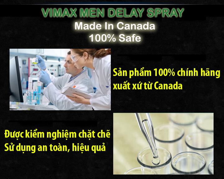 Thuốc Xịt Vimax Men Delay XTS03 Canada Kéo Dài Thời Gian Quan Hệ