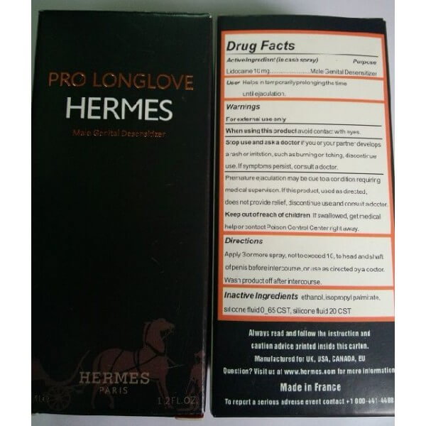 Pro Longlove Hermes XTS09H Pháp chai xịt kéo dài cuộc yêu hiệu quả