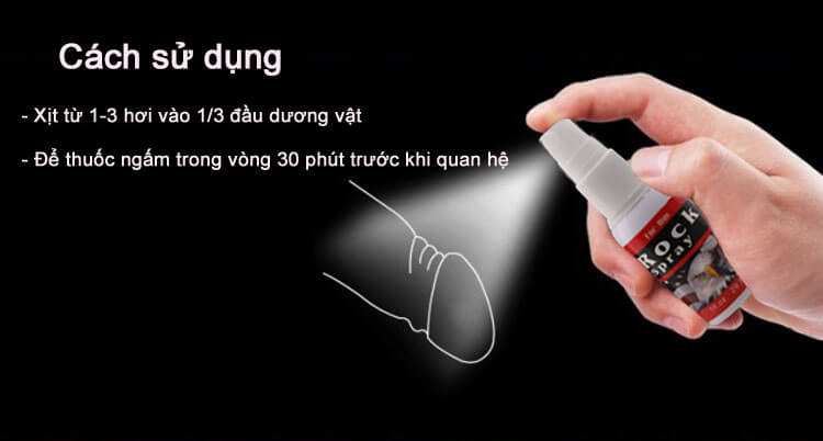 Thuốc Xịt Rock Spray XTS21 Kéo Dài Cuộc Yêu Giá Tốt