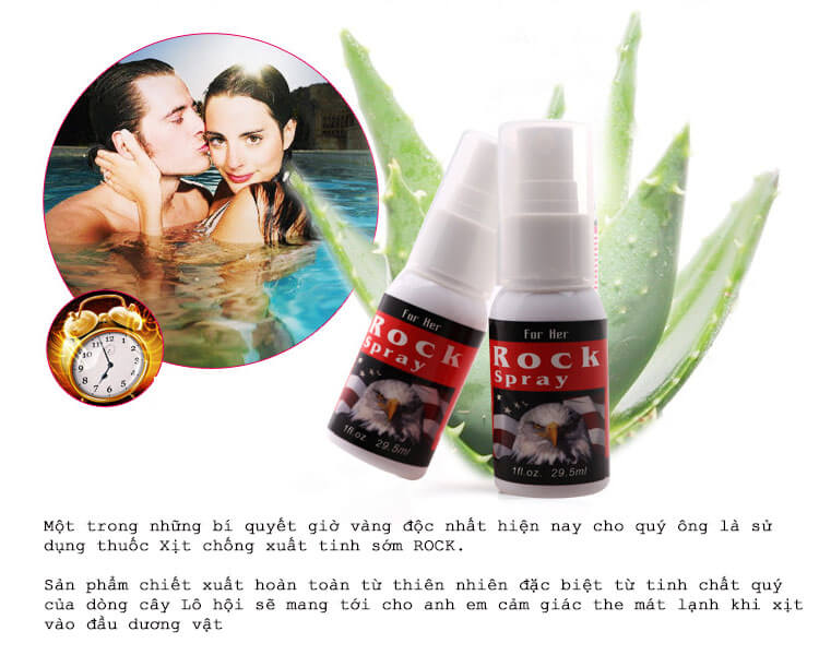 Thuốc Xịt Rock Spray XTS21 Kéo Dài Cuộc Yêu Giá Tốt