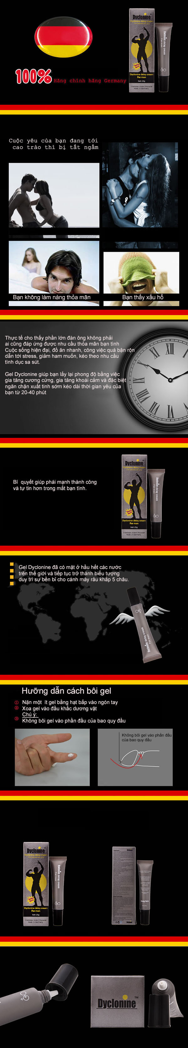 Gel XTS22 Dyclonine kéo dài thời gian quan hệ nam giới hiệu quả