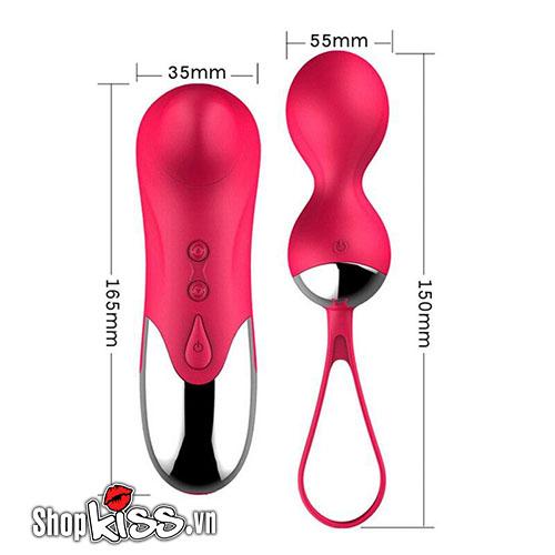 Trứng rung đôi kích thích điểm G Easy Love Manli 10 chế độ Trứng rung đôi kích thích điểm G Easy Love Manli 10 chế độ