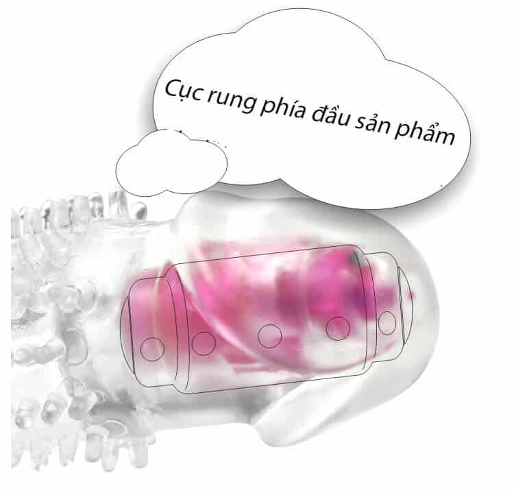 Vibrating Textured Penis Extension Condom for Maximum Pleasure