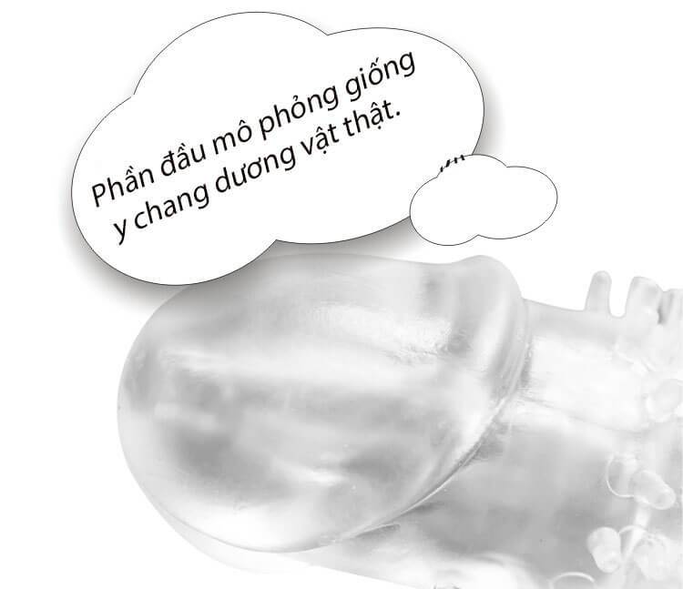 Vibrating Textured Penis Extension Condom for Maximum Pleasure