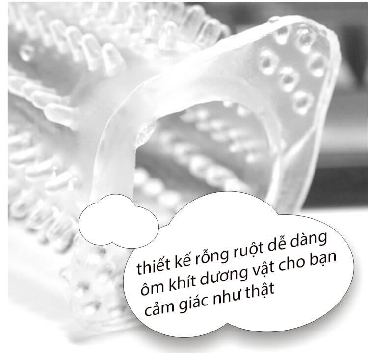 Vibrating Textured Penis Extension Condom for Maximum Pleasure