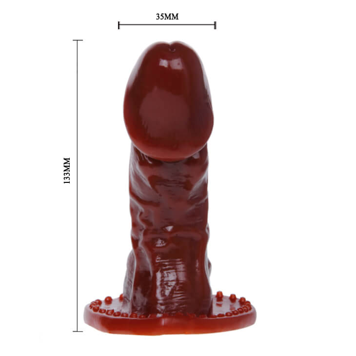 BD08 Bao cao su đôn dên mềm có rung tăng kích thước trị yếu sinh lý