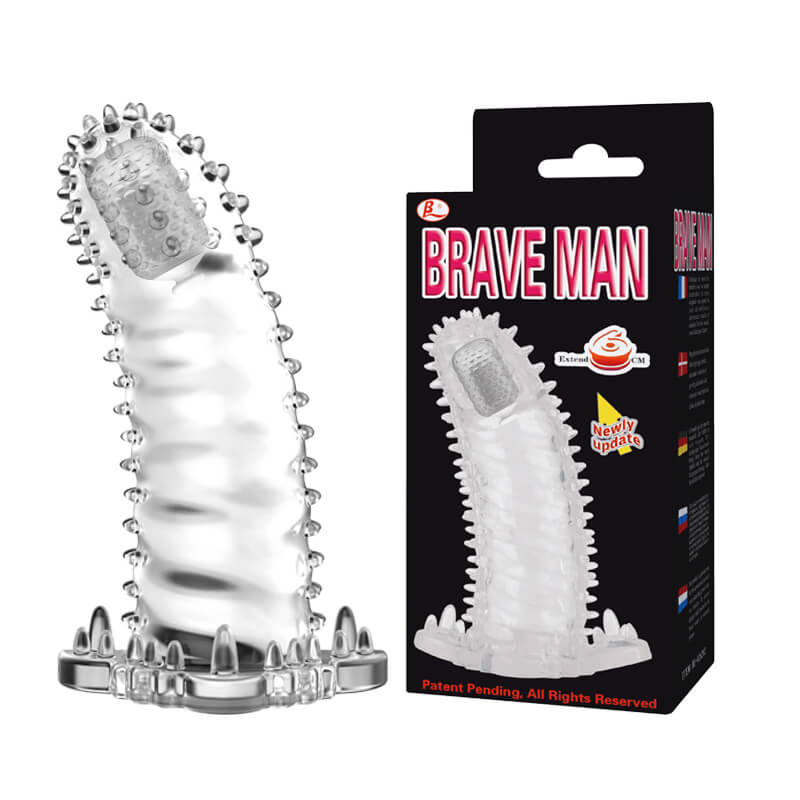 Braveman Textured Delay Vibrating Condom Improve Stamina
