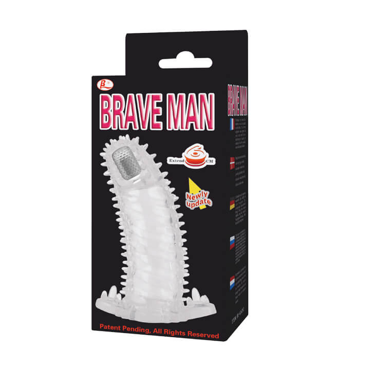 Bao cao su đôn dên gai rung đầu Braveman kích thích mạnh mẽ