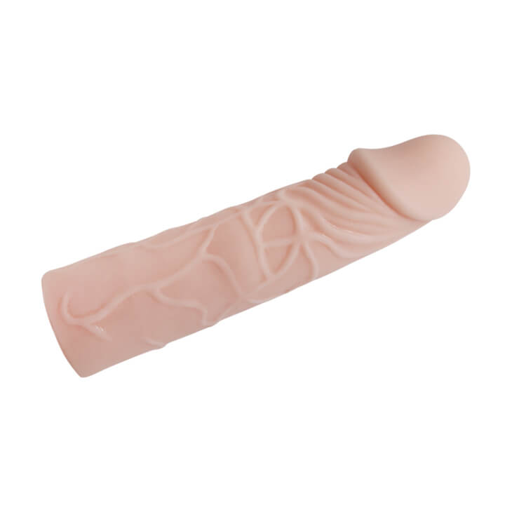 WOLFTOOTH Sleeve 6cm Extension Condom - Soft & Veined Texture