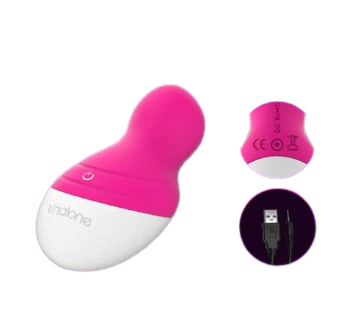 Máy mát xa mini cao cấp Nalone GoGo, rung êm, chất liệu silicon 