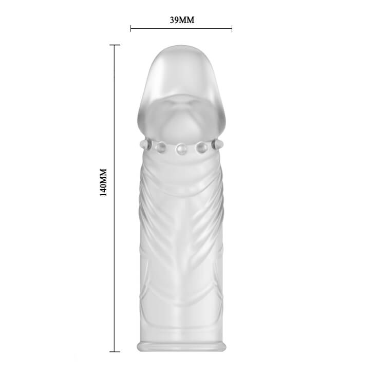 DC14C Bao cao su trong suốt kéo dài kích thước tăng khoái cảm