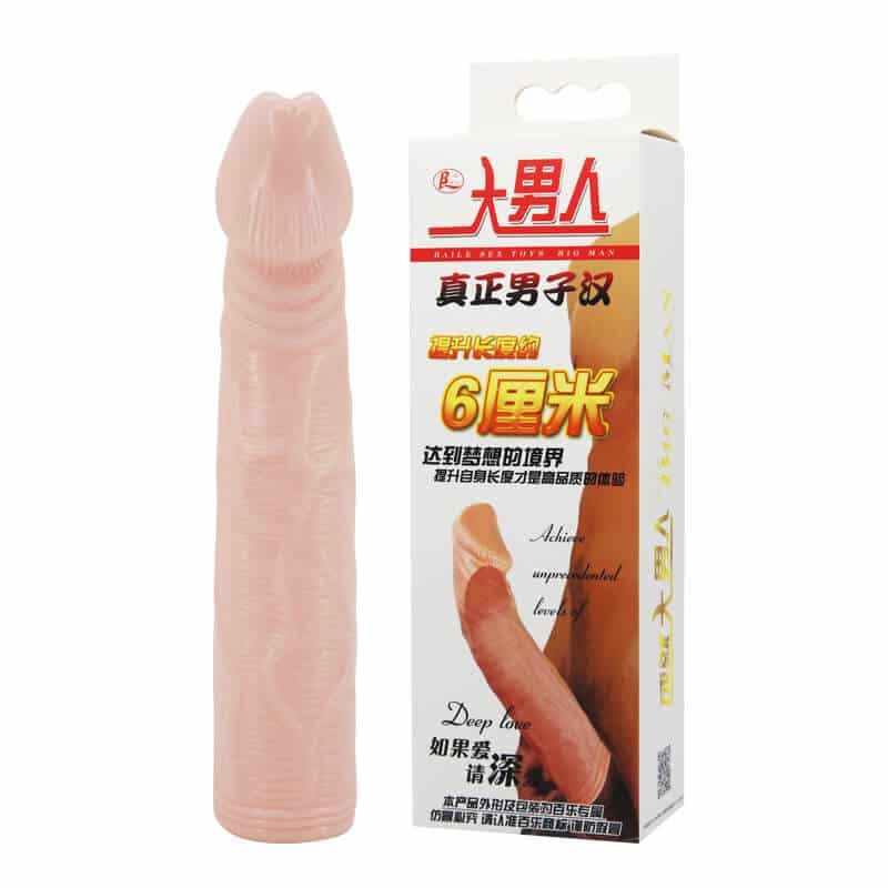 Bao cao su đôn dài dương vật 6cm DC14E kéo dài quan hệ an toàn