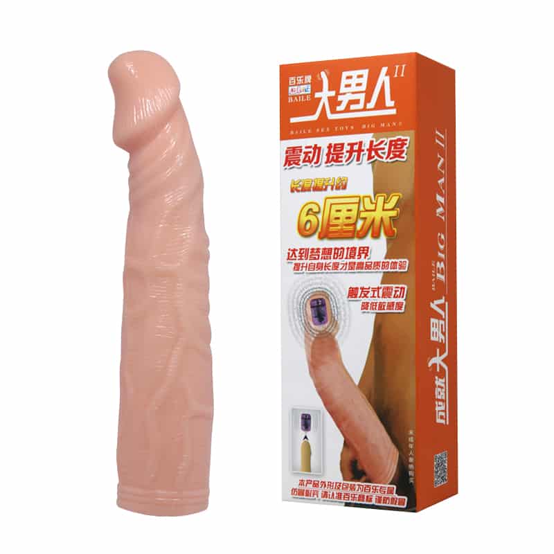 Bao cao su đôn dên rung đầu dương vật tăng kích thước 5cm