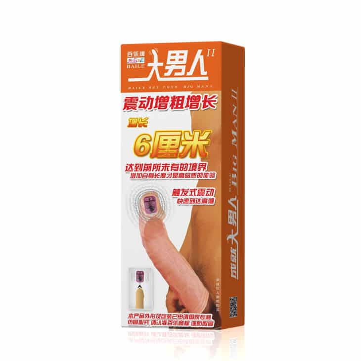 Bao cao su đôn dên rung đầu dương vật tăng kích thước 5cm