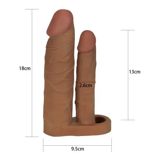 Bao đôn lovetoy mềm mại quai đeo 2 nhánh chơi sướng mạnh - BD22A có quai đeo vào tinh hòn thiết kế 2 nhánh chất liệu TPE cao cấp tăng 5cm chiều dài.