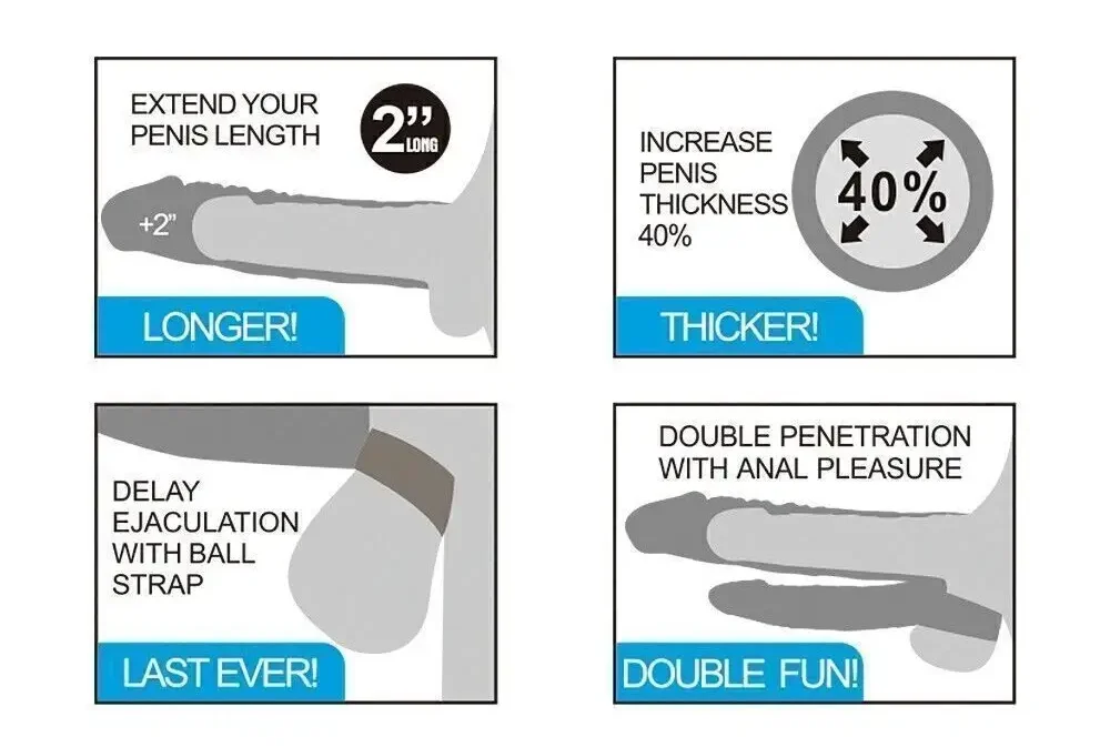 Bao đôn dương vật da nâu 2 nhánh rung TPE tăng 5cm dài rộng cực đã Bao đôn dương vật da nâu 2 nhánh rung TPE tăng 5cm dài rộng cực đã