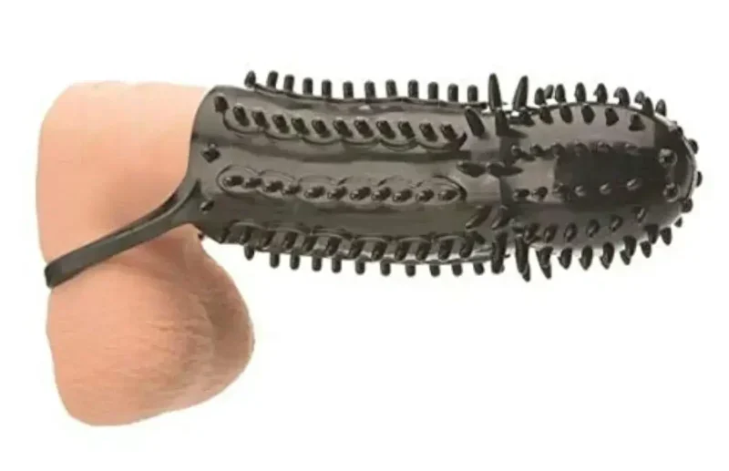 Bao cao su siêu gân gai BD25 SUPERME đen TPE an toàn tăng kích thước