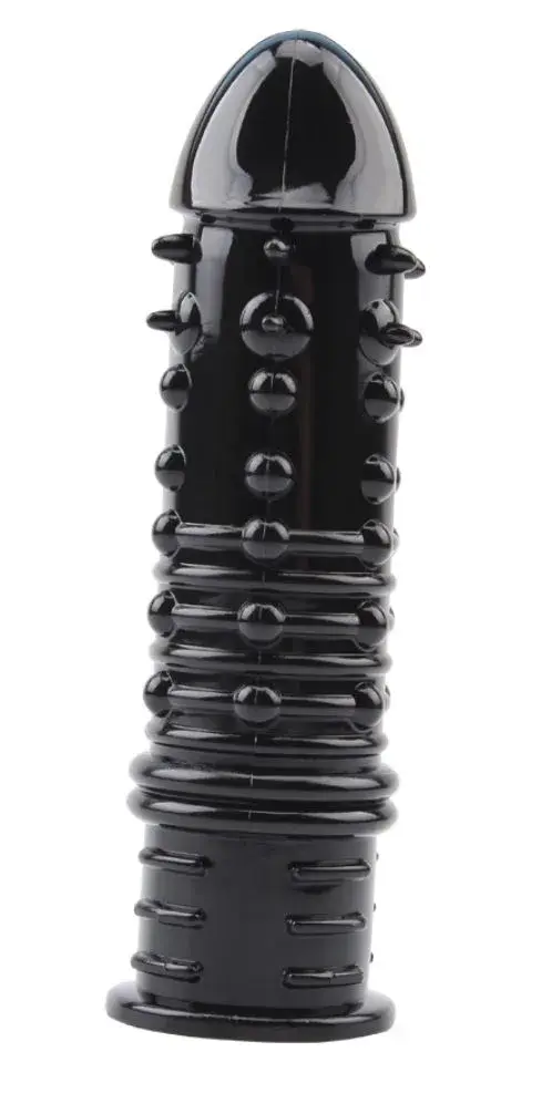 Bao Cao Su Đôn Dên Gai Bi Gân BD25A Supreme TPE Đen Đẳng Cấp