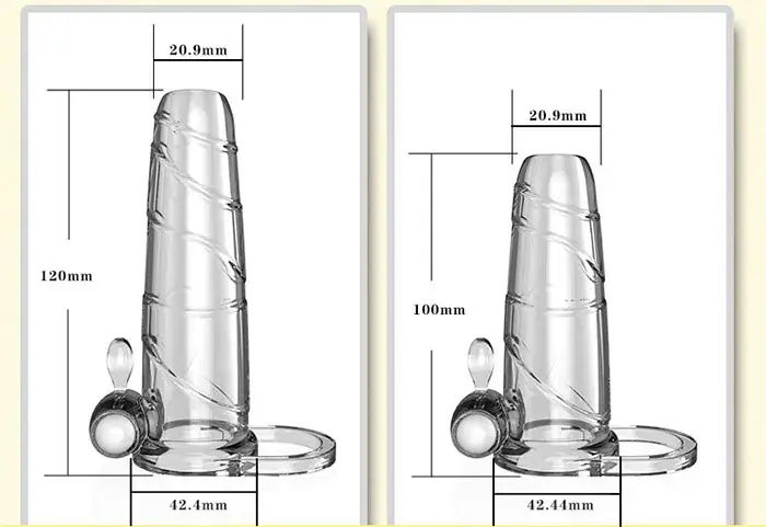 Bao đôn hở đầu có rung EVE TPE an toàn tăng kích thước