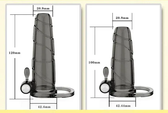 Bao đôn hở đầu có rung EVE TPE an toàn tăng kích thước