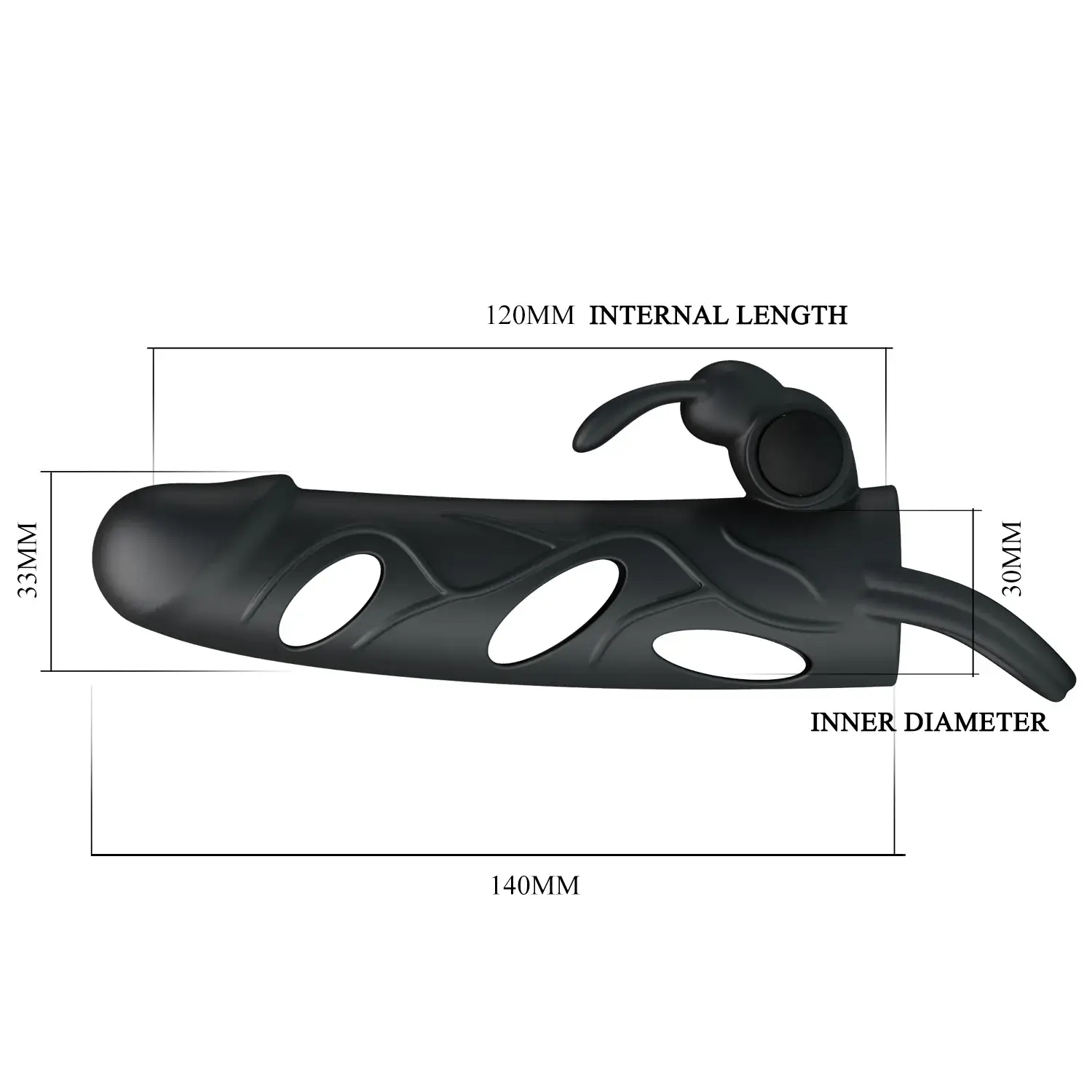 Pretty Love Upgraded Vibrating Silicone Penis Sleeve