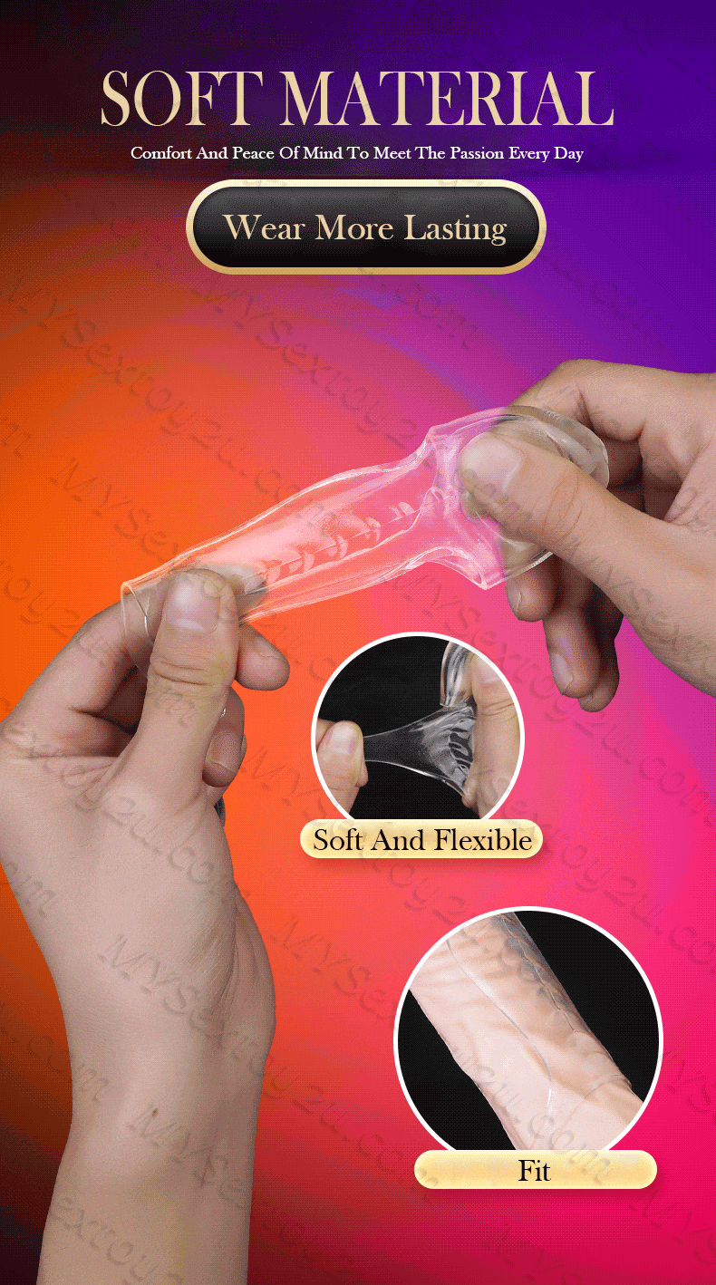 BD41C Ultra-Thin Ribbed Condom Enhancing Sexual Pleasure