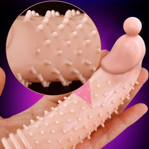 BD44 Bao cao su siêu gai nổi tăng khoái cảm rung đôn dên hot